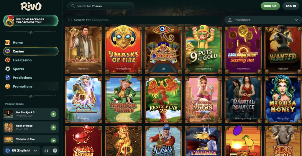 Rivo casino slots library 