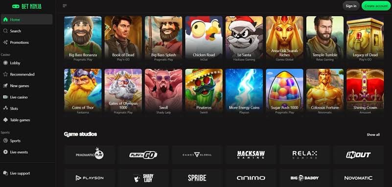 Bet Ninja Homepage