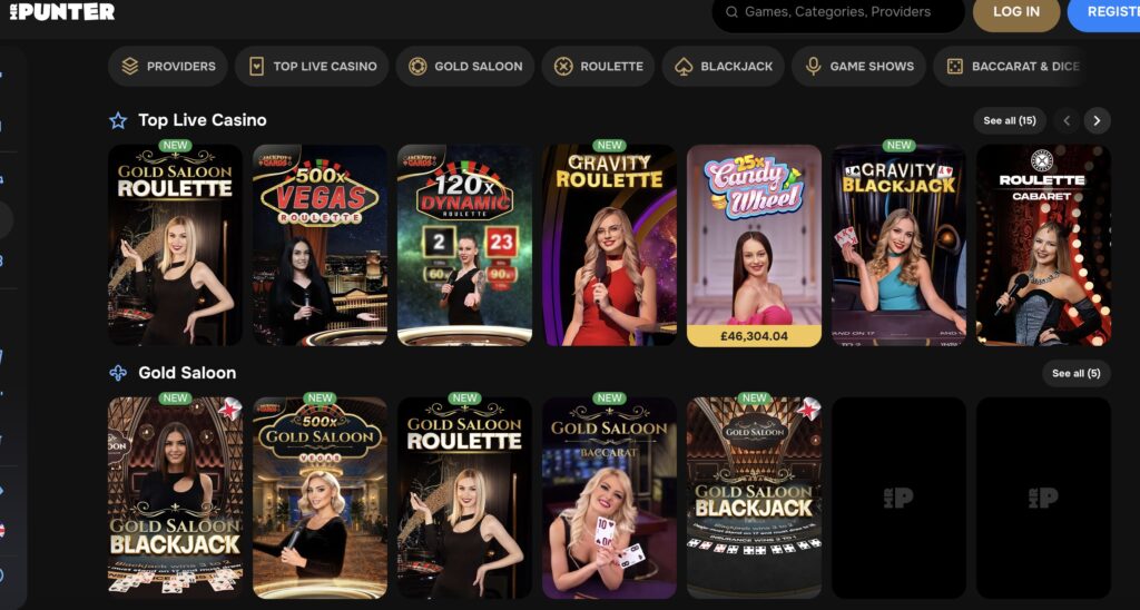 Mr Punter Live Dealer Casino