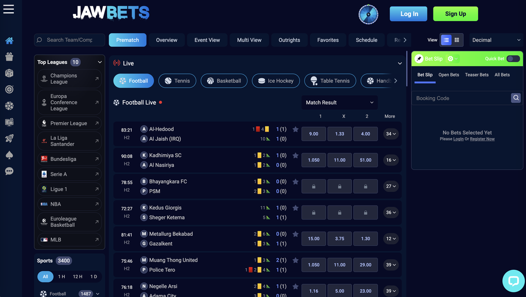 JawBets Sports Betting.