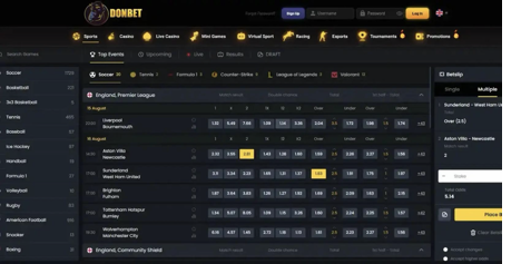 donbet sportsbetting platform